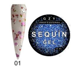 Gzy Sequin Tasarım Jel 01