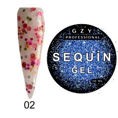Gzy Sequin Tasarım Jel 02