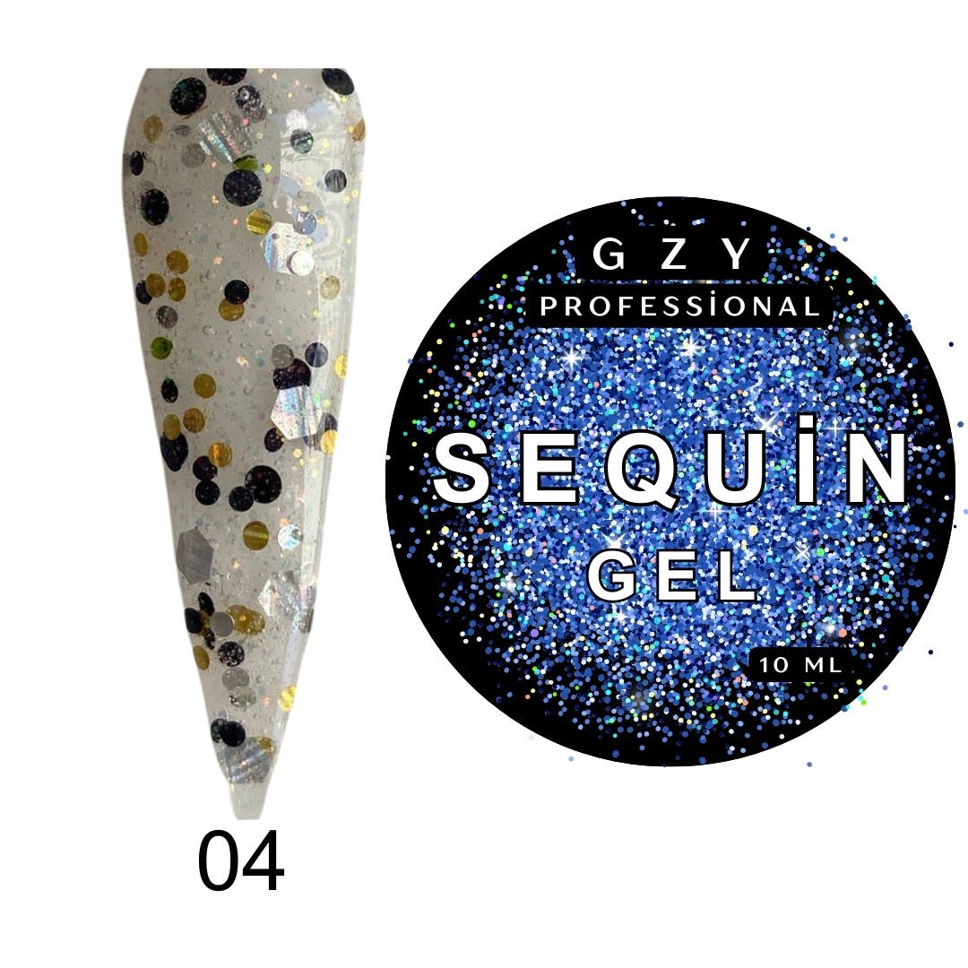 Gzy Sequin Tasarım Jel 04