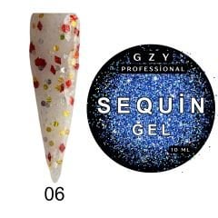Gzy Sequin Tasarım Jel 06