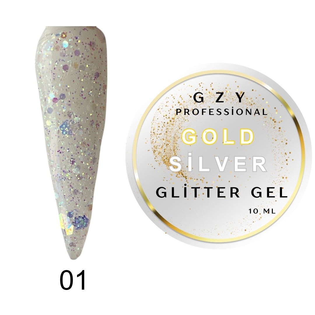 Gzy Gold Silver Tasarım Jel 01
