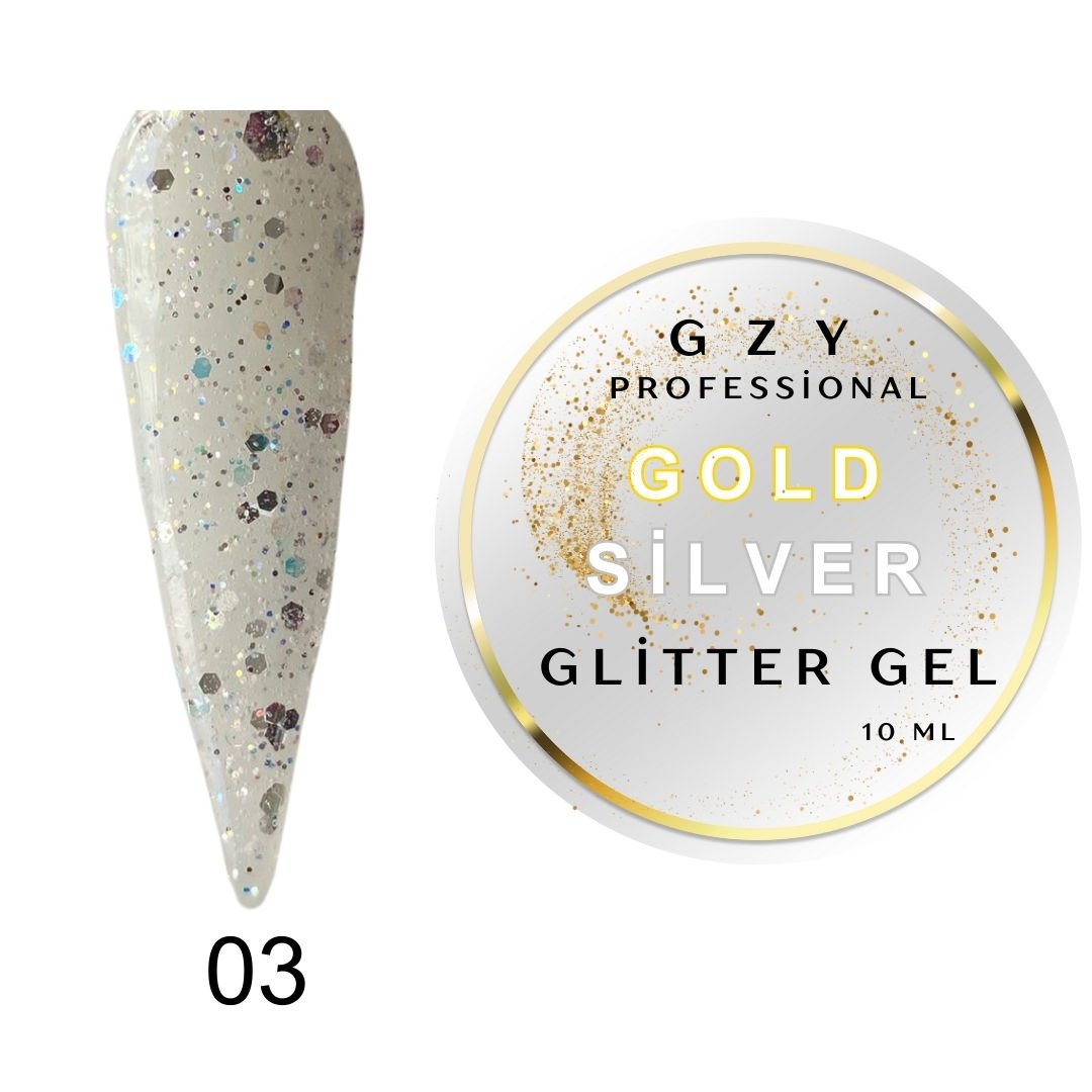 Gzy Gold Silver Tasarım Jel 03