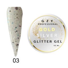 Gzy Gold Silver Tasarım Jel 03