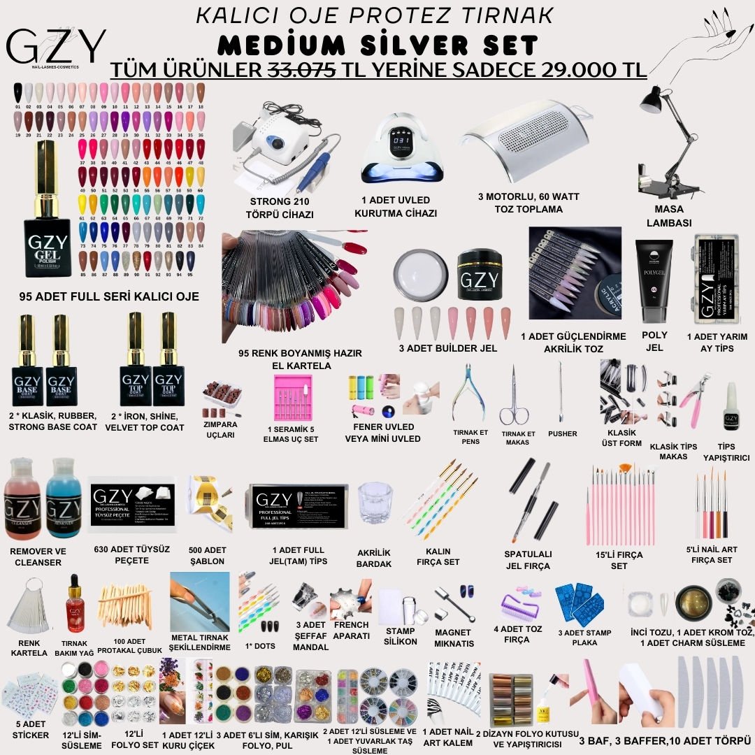 Medium Silver Set
