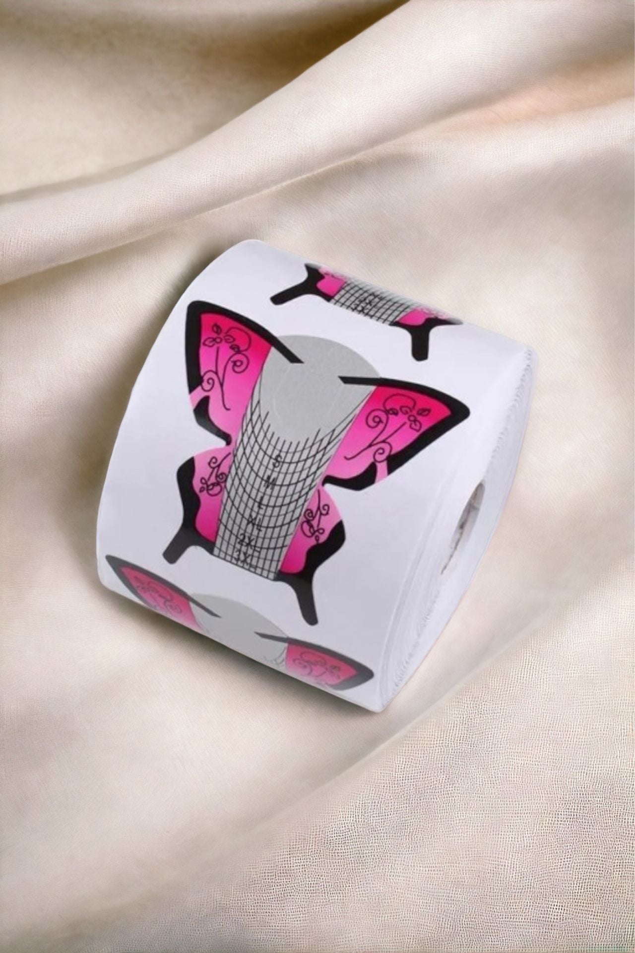 500 Adet Tırnak Kelebek Şablon