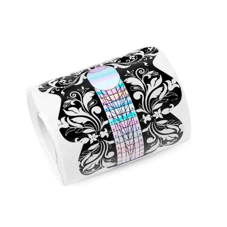 500 Adet Tırnak Özel Siyah Şablon