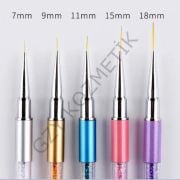 5'li Nail Art Özel Fırça Set