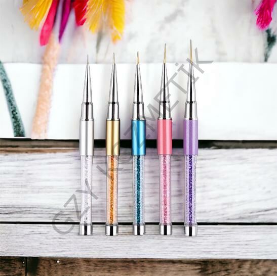 5'li Nail Art Özel Fırça Set