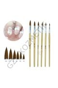 6'lı Akrilik Fırça Set