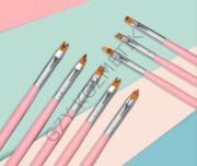 8'li Pembe Fırça Set