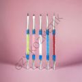 5'li Nail Brush Çift Taraflı Dotslu Fırça Set
