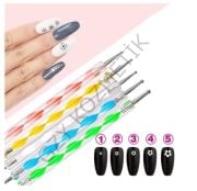 5'li Renkli Model Dots Set