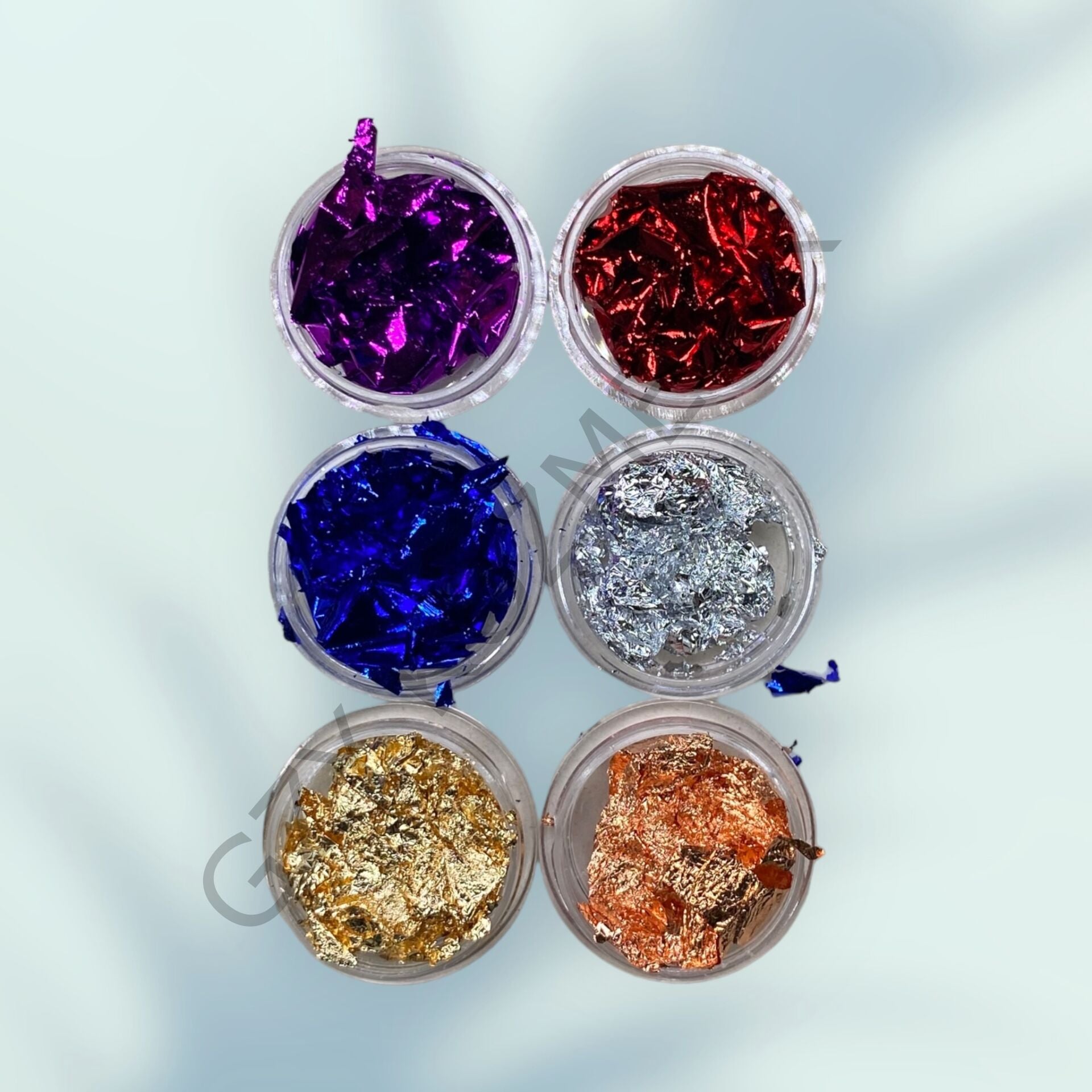 6'lı Renkli Folyo Kutu