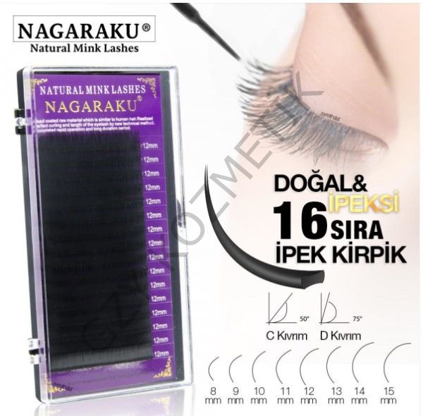 İpek Kirpik 0.07C 8 MM Klasik