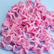 İpek Kirpik Pembe Yüzük 100'lü
