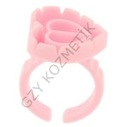 İpek Kirpik Pembe Yüzük 100'lü