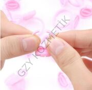 İpek Kirpik Pembe Yüzük 100'lü