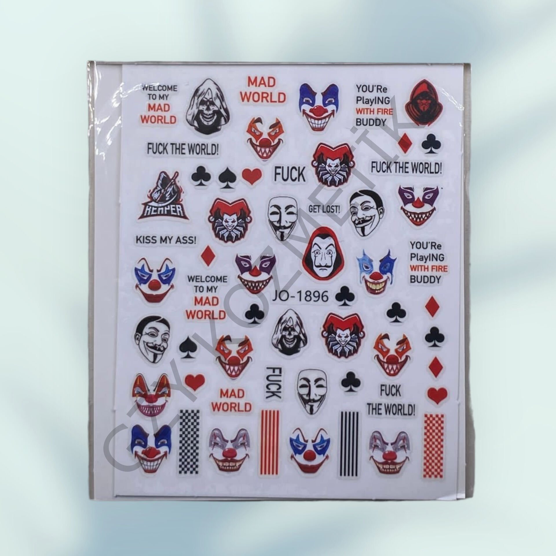 Tırnak Sticker JO-1896