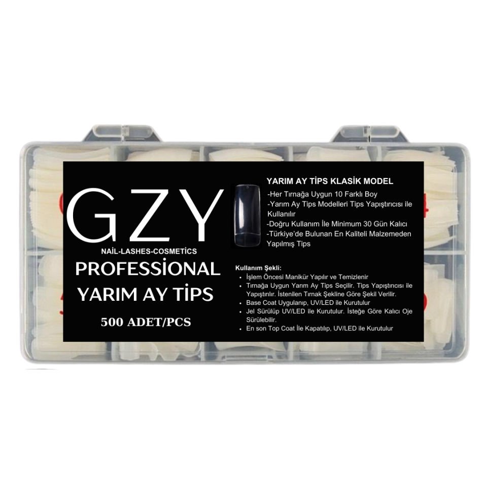 Yarım Ay Şeffaf Tips