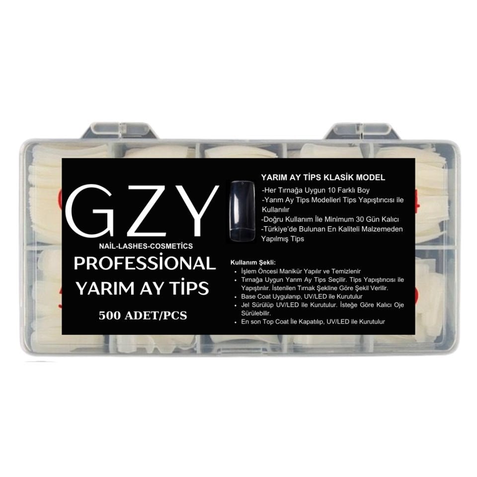 Yarım Ay Şeffaf Tips