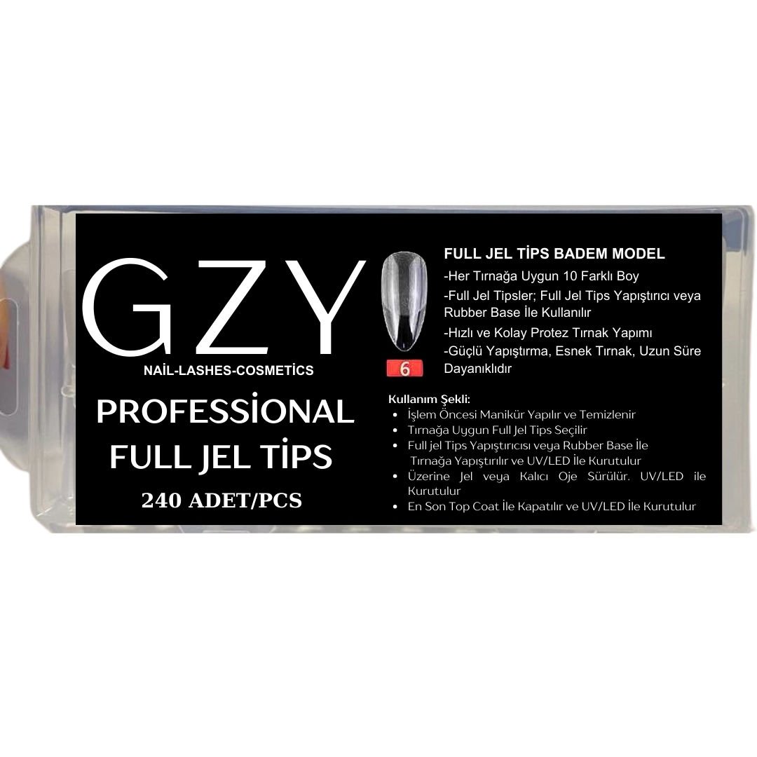 GZY Full Jel Tips Badem Model