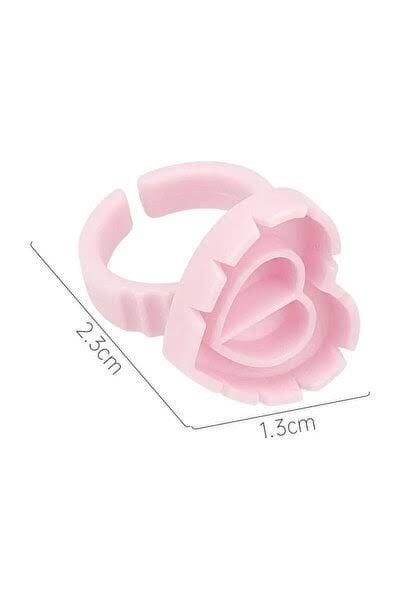 İpek Kirpik Pembe Yüzük 200'lü