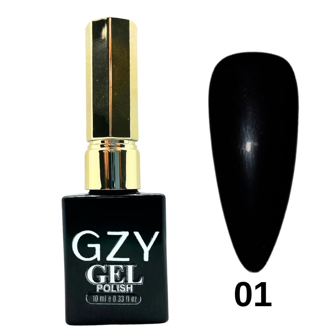 GZY Kalıcı Oje 10 ml Numara: 001 Siyah